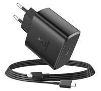 Cargador 45W para Samsung Galaxy S25 Ultra S24 S23 S22 S21 S20 Note 20, Cargador Super Rápido Tipo C Compatible con Samsung con Cable USB C a C 2M, Pack de Carga para Samsung Galaxy S24 Ultra