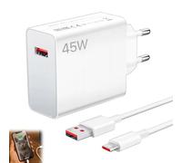 Cargador 45w para xiaomi,Cargador rápido redmi Note 14 13 12,con 6A USB C Cable 1M,Adaptador 45W para xiaomi 15t 15 Poco X7 Pro F7 Ultra redmi Note 4 Pro 5 Pro,Disponible para Otras Marcas