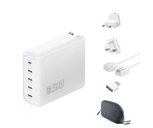 Cargador 4smarts GaN Flex Pro 200W 4 USB-C edición de viaje