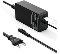 Cargador 65W Compatible con Microsoft Surface Pro 11/10/9/8/7/6/5/4/3/X, Surface Go 4/3/2/1, Surface Laptop 1/2/3/4/5/6/7, Surface Book 3/2/1, para Cargador Surface Pro Alimentación Adaptador