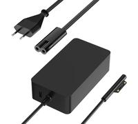 Cargador 65W Surface para Microsoft Surface Ordenador portátil y Tablets | Surface Pro 11 10 9 8 7 6 5 4 3 X, Surface Laptop 7 6 5 4 3 2 1, Surface Book 2 1 Surface Go 3 2 1 Fuente de alimentación