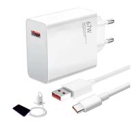 Cargador 67w para Xiaomi, Cargador 67w Carga Rapida con Cable USB C de 1.5m Compatible con Xiaomi 14t 13t Mix Flip 2 Fold 3 Poco X4 Pro 5g Civi 3 Redmi Note 14s 13 Pro 5g Redmi K50 Ultra Poco M6 X6