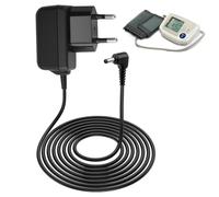 Cargador 6V para Omron Tensiómetro HHP-CM01, Adaptador de Corriente 6V para Omron M7, M500, M700, M3, M5, M6, M2, M8, Basic/Intelli IT, X2, X4, X7, Smart, X3 Comfort, HEM-7361T-EBK, 1.4M