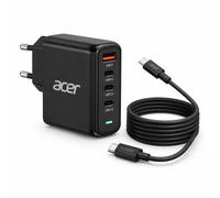 Cargador Acer 100W GaN PD, Puertos USB: 3C+1A, Enchufe EU