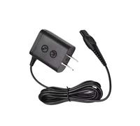 Cargador Adaptador De CA For Afeitadora Con Enchufe De Pared De La UE, 15 V, 5,4 W, 2 Clavijas, Compatible Con PHILIPS Y Norelco, HQ8505, HQ8500, HQ6070, HQ6075, HQ6090, PT860 Y AT890.(US)