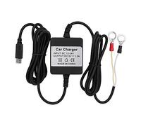 Cargador Adaptador de Coche 12V/24V a 5V USB-C, Cable de Alimentación para Batería de Coche y Moto, Convertidor de Voltaje Tipo C para GPS Localizador y Dispositivos USB-C