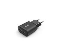 Cargador - adaptador de corriente Hama - hamn2600201971 - Cargador, 2 USB-A, 12 W, Negro