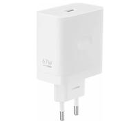 Cargador Adaptador de Corriente realme SUPERVOOC de 67 W para realme 12 Pro+, 12, 12+ 5G, 14 Pro, 12x 5G, C75, C65, C67, Note 60, Note 50. Carga rápida, Puerto USB Tipo A, sin Cables, Blanco.