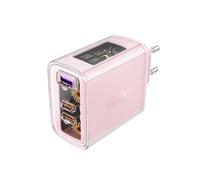 Cargador Adaptador de Pared - ACEFAST - 65W - GaN - 3 Puertos USB-C - Carga Rápida QC 3.0