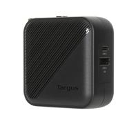 CARGADOR PORTATIL TARGUS 65 W GAN CHARGER - MULTI PORT - WITH TRAVEL ADAPTERS