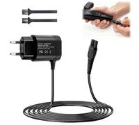 Cargador Afeitadora 15V HQ8505 para Philips Series 3000 5000 7000 9000 Adaptador de Repuesto para Afeitadora Eléctrica Barbero Bodygroom con Cable 1,2 m 100 240 V