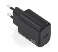 Cargador Aisens A110-0976 GaN 30W USB-C PD3.0 carga rápida negro