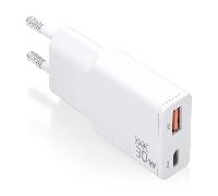 CARGADOR AISENS GAN ULTRA DELGADO 30W USB-C PD3.0 QC4.0 USB-A QC3.0