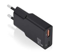 CARGADOR AISENS GAN ULTRA DELGADO 30W USB-C PD3.0 QC4.0 USB-A QC3.0