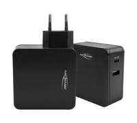 Cargador Ansmann 247PD USB-C 45W Quick Charge 3.0 Negro