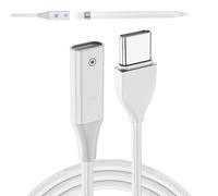 Cargador Apple Pencil 1ª Generación, Cable USB Cargador Apple Pencil, Cable USB C a iPencil, Cable de 1 Metro para Cargar Apple Pencil de Forma Segura, Compatible con Dispositivos USB-C