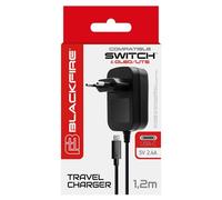 Cargador ARDISTEL Blackfire Adaptador AC USB-C 5V 2,4A para Nintendo Switch