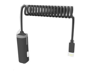 Cargador Auto Lightning 2.4A Â Negro