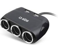 Cargador Auto Multi Toma SBS (Negro)