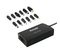 TooQ Cargador portátil universal TQLC-100BS01M 100W 1xUSB 12 adaptadores 12-24V LED Manual Negro