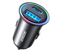 Cargador automático USB, Tipo-C, carga rápida, 3A, 60W - JoyRoom (JR-CCN04) - Negro