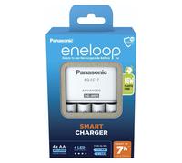 Cargador Avanzado Panasonic Eneloop + 4 Baterías Recargables AA 2000mAh BQ-CC17