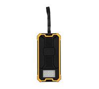 Cargador Banco de Energía, Banco de Energía Solar 20000 MAh Gran Capacidad Adecuado para Deportes Admite Carga Rápida Solar para Viajes Al Aire Libre para el Hogar para la Escuela(Amarillo)