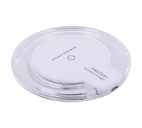Cargador Base Dock Inalámbrica QI-Estándar para Móvil Smartphone, Blanco