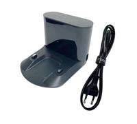 Cargador Base For Aspiradora Robótica, Compatible Con Roborock S5 MAX/S6 Pure/S6 MaxV/S8/Q5 PRO/Q7 MAX/Q8 MAX/E4/E5/S7/S7 Plus/S8(Black With Cable)