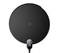 Base Cargador para Smartphone Inalámbrico Digital LED 15W (Negro) - BASEUS