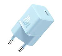 Cargador Baseus GaN5 20W Mini USB-C Power Delivery Azul Europlug compacto