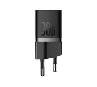 Cargador Baseus GaN5 30W Mini USB-C Carga rápida, protección múltiple, negro