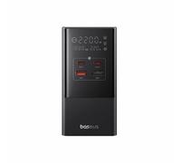 Cargador Baseus PowerCombo Tower 2xUSB-C Carga Rápida Protección Integral Negro