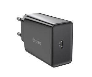 Cargador Baseus Speed Mini USB-C 20W PD 3A Negro
