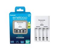 Cargador Básico Panasonic Eneloop + 4 Pilas Recargables AAA 2000 mAh BQ-CC51