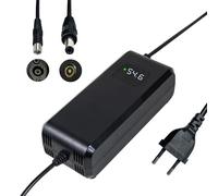 Cargador batería 54.6V 4A, para batería de Litio de 48V, con Pantalla LED y múltiples Funciones de protección y reparación, certificación CE, Equipado con Conectores RCA 8 mm, DC 5,5 * 2,1 mm