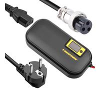Cargador batería 58,8 V cargador patinete 10 A para bicicleta eléctrica cargador inteligente ajustable para 14 Series 14S 48 V-52 V 50 V 51,8 V batería de litio. (GX 16 Conector Inline 3-Prong)