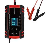 Cargador Baterias Coche,Cargador De Bateria 12V 8A 24V 4A Pulso Cargador de Reparación con la exhibición Motos Amp;Batería Cargador for Coche