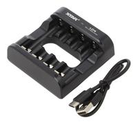 Cargador baterias li-ion tipos aa, aaa, r03, r06 xtar-lc4-1.5v 4 cel