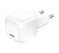 Belkin BoostCharge Cargador de Pared Compacto USB-C de 20W, Carga Rápida USB-C Power Delivery, Cargador para Apple iPhone 17, iPhone Air, Samsung Galaxy S25, Pixel 10, iPad, AirPods y Otros - Blanco
