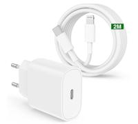 Cargador Carga Rapida iPhone 14 13 12 11 Apple MFi Certificado,20W USB C Enchufe con 2M Cable Cabezal Adaptador Pared Charger Corrient for iPhone 14/14 Pro/14 Pro Max/14 Plus 13 12 11 XS MAX
