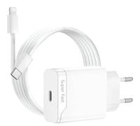 Cargador Carga Rapida para Phone 12, 12Pro, 12Pro MAX, 12 Mini, 14, 13, 12, 11, SE, XR, X, XS, 8, 25W USB C Adaptador Pared con Carregador Enchufe Rapido