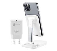 Cargador Cellular Line CHARGE & STAND KIT Whit