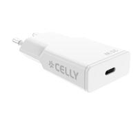 Cargador Celly SLIMTC1C25W USB-C 25W Interior Blanco