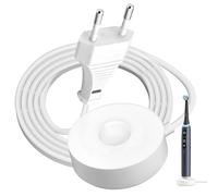 Cargador Cepillo Eléctrico para Oral B iO7 iO8 iO9 Base de Carga Magnética para Braun Oral-B iO Series 7 8 9 Reemplaza el Modelo 3768 Base para Cepillo de Dientes Eléctrico Impermeable Blanco 1M