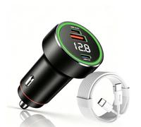 Cargador Coche 120W HyperCharge + Cable 1.5m para Xiaomi Redmi Poco | Compatible con móviles, tablets, portátiles, relojes y Buds para Xiaomi, Redmi y POCO. Hypercharge 120W, 90W, 67W y más.