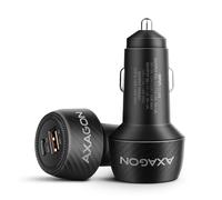 Cargador coche Axagon PWC-PQ48 USB-C y USB-A 48W carga rápida negro