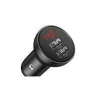 Cargador coche Baseus CCBX-0G Universal 2 USB 4,8 A Black Grey