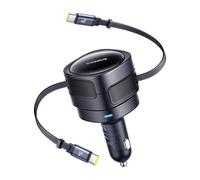 Cargador coche Baseus Enjoyment Max 60W USB-C Negro