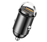 Cargador Coche Carga Rápida 45W Dual USB, Cargador Mechero USB C para iPhone 17 16 15 14 Pro MAX, Samsung S25 S24 S23, iPad, Huawei, Google Pixel, PD & QC3.0